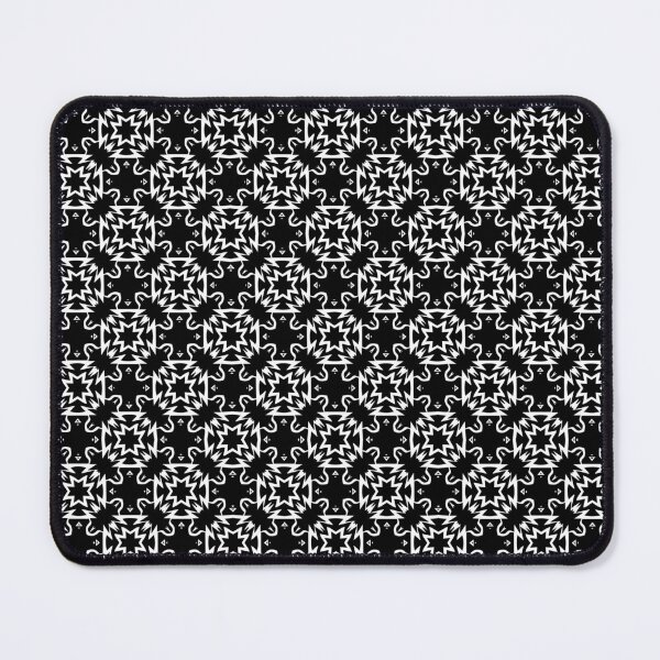 Item preview, White Eight Point Star Pattern designed and sold by SmyrnaArtGalery.