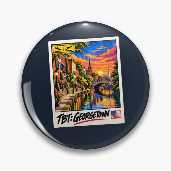 Item preview, TBT Georgetown Washington DC C&O Canal Vintage Travel Postcard designed and sold by ByJeffro.