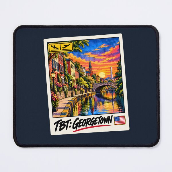 Item preview, TBT Georgetown Washington DC C&O Canal Vintage Travel Postcard designed and sold by ByJeffro.