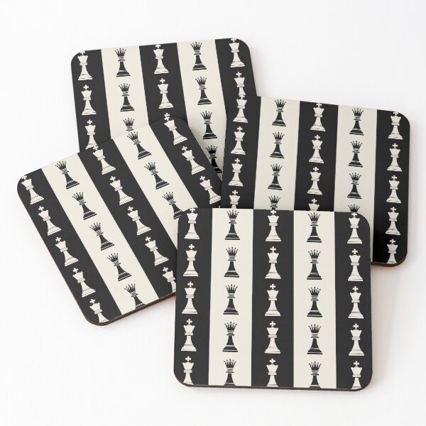 Item preview, King and Queen Opposites Attract Chess designed and sold by PatternAndPawn.
