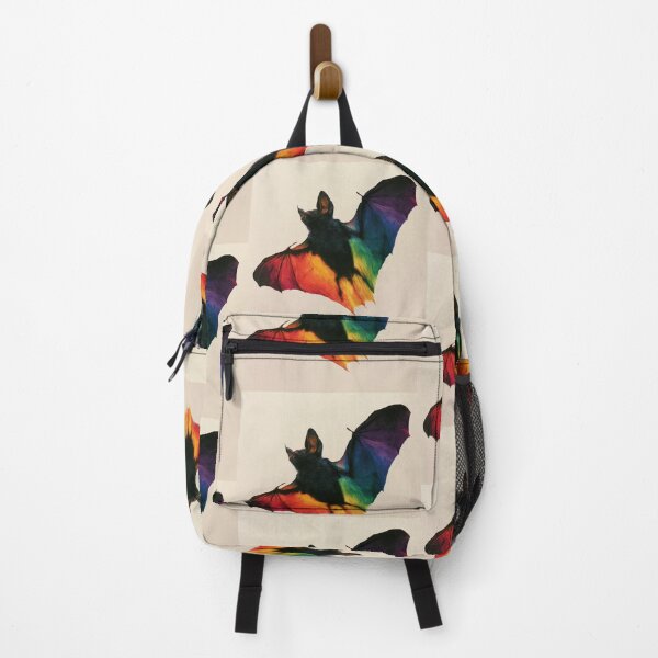 Item preview, Colorful Rainbow Bat – Creative Animal Art designed and sold by WordPlayStudio.