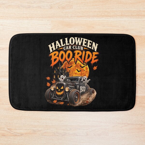 Item preview, Halloween Car Club Boo Ride Hot Rod Ghost Car designed and sold by thirtyonestars.