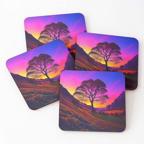 Item preview, Sycamore Gap at sunset. designed and sold by Giulivo Store Graphic.