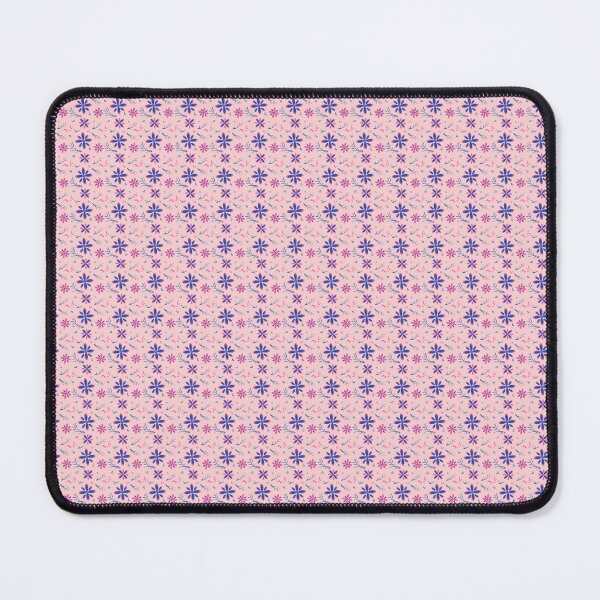 Artikelvorschau, Marineblau-Magenta-Muster mit zartem Blumenmuster entworfen und verkauft von SmyrnaArtGalery.