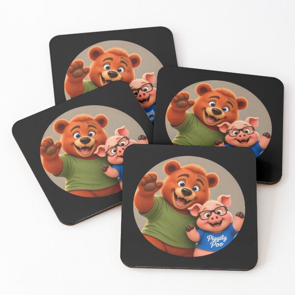 Item preview, Boo Boo Bear & Piggily Poo designed and sold by BGDDesigns.