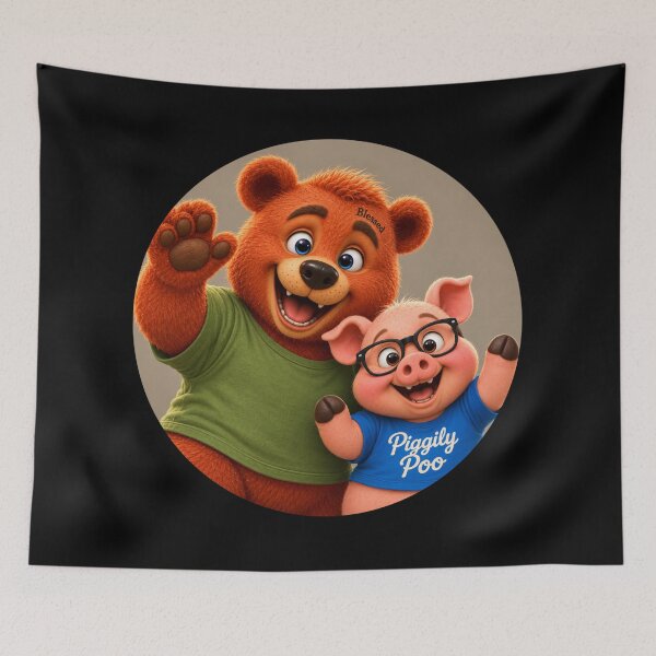 Item preview, Boo Boo Bear & Piggily Poo designed and sold by BGDDesigns.