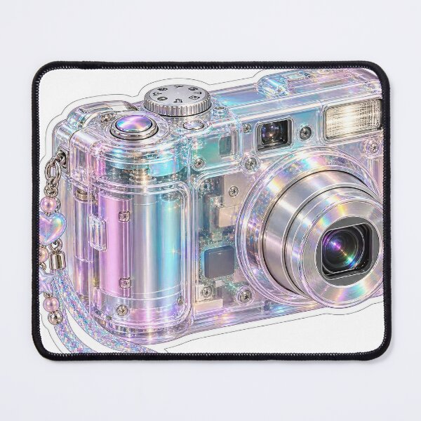 Artikelvorschau, Transparente Y2K-Digitalkamera entworfen und verkauft von Arcane-Aesthete.