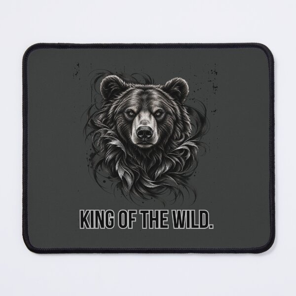 Item preview, King of the Wild Bear designed and sold by AhmadAnnaPrints.