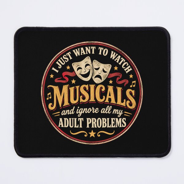 Item preview, I Just Want to Watch Musicals designed and sold by DemureArtsy.