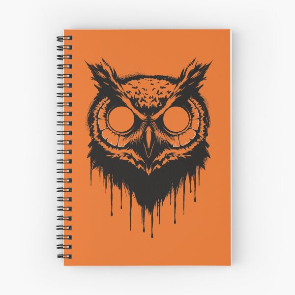 Item preview, Owl Face Halloween Costume Ink Drip Art designed and sold by cabana.space.