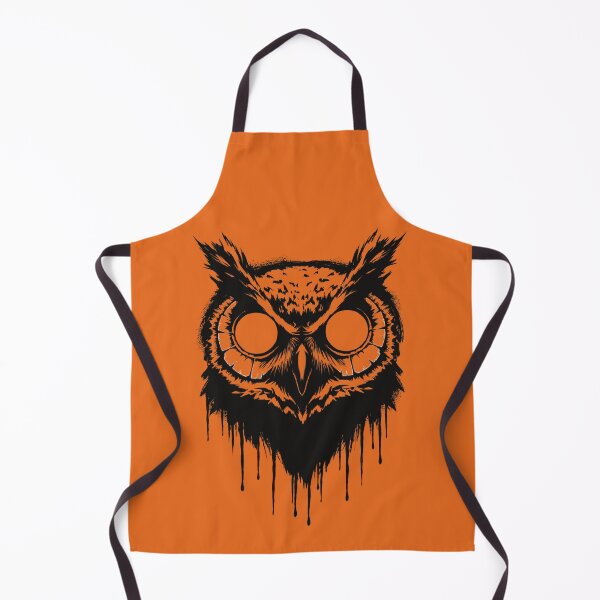 Item preview, Owl Face Halloween Costume Ink Drip Art designed and sold by cabana.space.