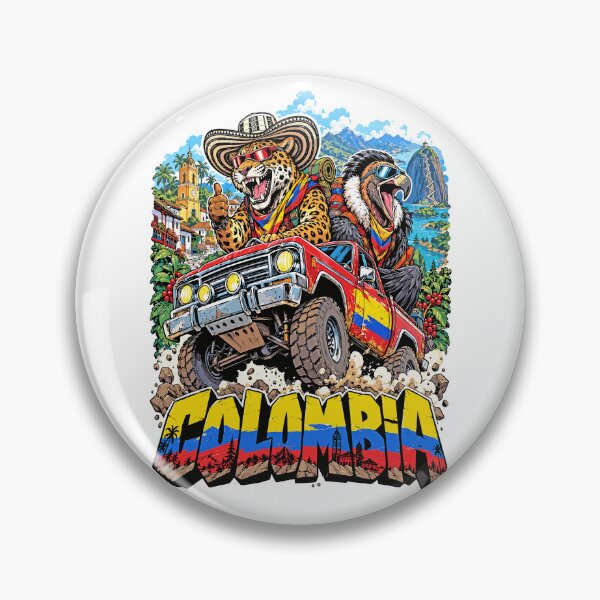 Item preview, Colombian Adventure with Jaguar and Condor designed and sold by EdwinkOne.
