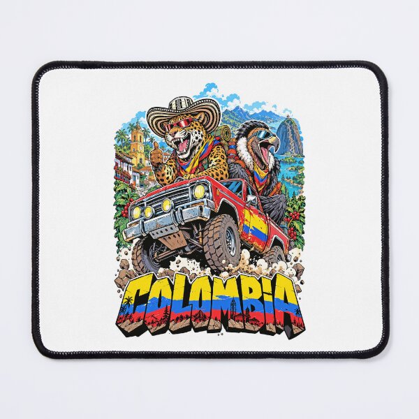 Item preview, Colombian Adventure with Jaguar and Condor designed and sold by EdwinkOne.