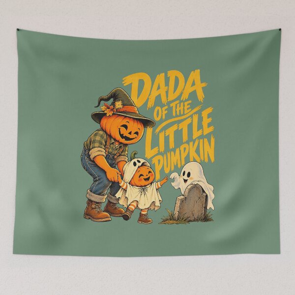 Item preview, Dada of the Little Pumpkin – Cute Halloween Family designed and sold by Endless7Art.