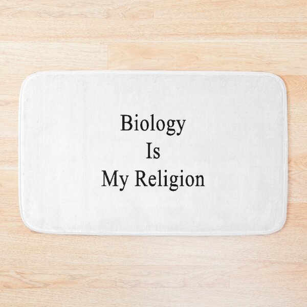 Item preview, Biology Is My Religion Inspirational Science Quote Design designed and sold by sollymbombi1.