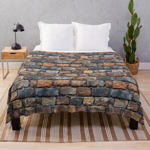 Item preview, Rustic Weathered Old Brick Wall Texture Pattern designed and sold by NTGUILTY.