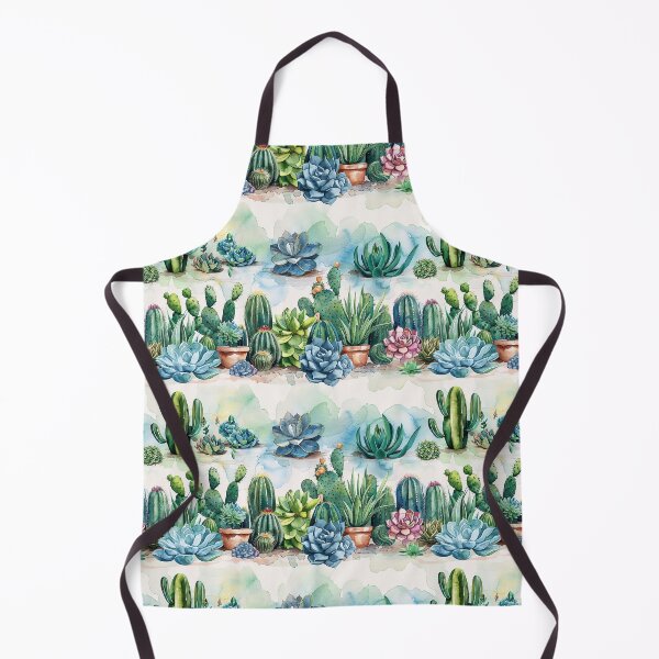 Item preview, Watercolor Cacti and Succulents Botanical Pattern designed and sold by NTGUILTY.