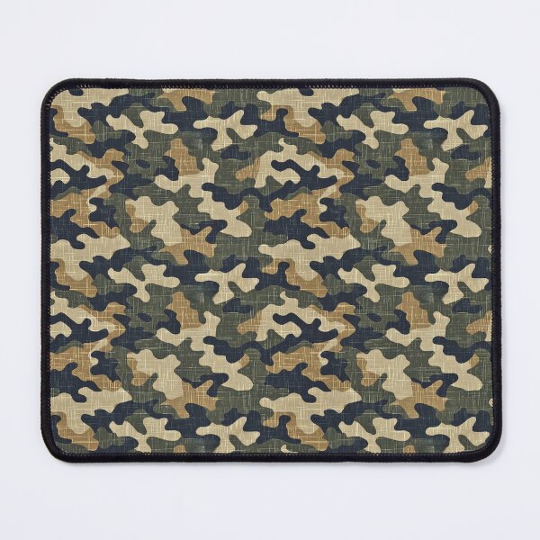 Item preview, Textured Woodland Camouflage Canvas Fabric Pattern designed and sold by NTGUILTY.