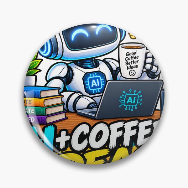 Artikelvorschau, KI + Kaffee = Ideen – Kreative Roboterinnovation entworfen und verkauft von saidelsaid.