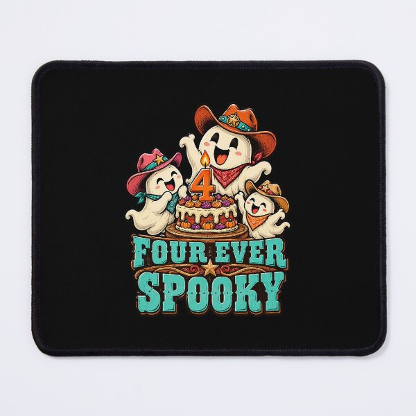 Item preview, Four Ever Spooky – Funny Ghosts Western Birthday Party designed and sold by Endless7Art.