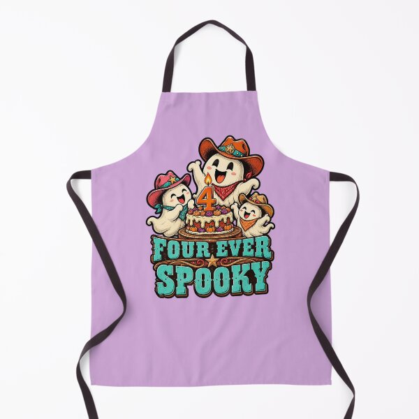 Item preview, Four Ever Spooky – Funny Ghosts Western Birthday Party designed and sold by Endless7Art.
