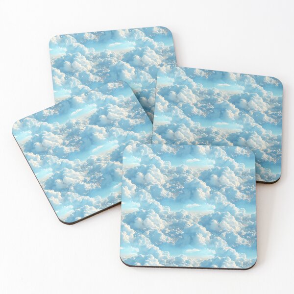 Item preview, Fluffy White Cumulus Clouds Blue Sky Pattern designed and sold by NTGUILTY.