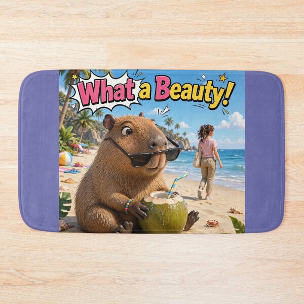 Artikelvorschau, Groovy Capybara entworfen und verkauft von AwesomeDigiShop.