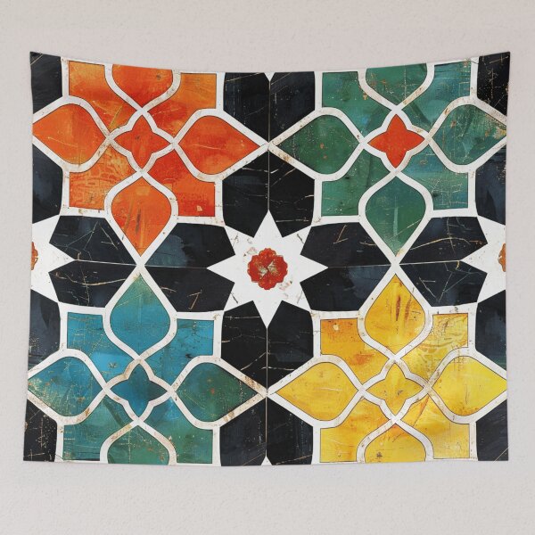 Item preview, Vintage Moroccan Tile Pattern: Exotic Colorful Mosaic Design designed and sold by DEC02.