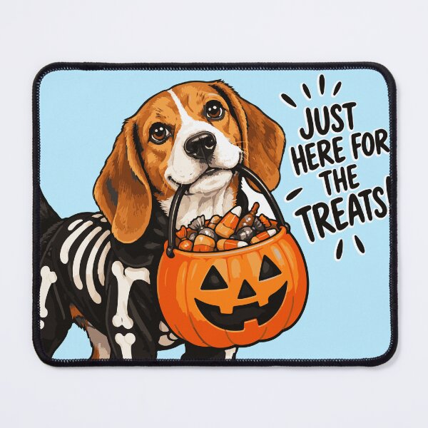 Item preview, Funny Beagle Halloween Art, Trick or Treat Beagle, Cute Dog Halloween Gift, Spooky Beagle Lover Tee, Dog Costume designed and sold by luckysolo.