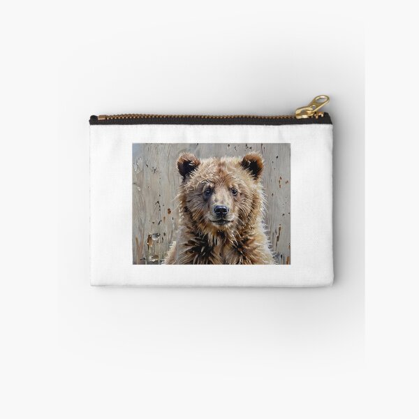 Item preview, Rustic Brown Bear Portrait designed and sold by tambanow.