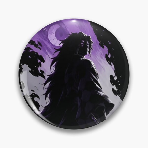 Item preview, Purple Moon Shadow Samurai – Dark Anime-Inspired Warrior designed and sold by Dyan4.