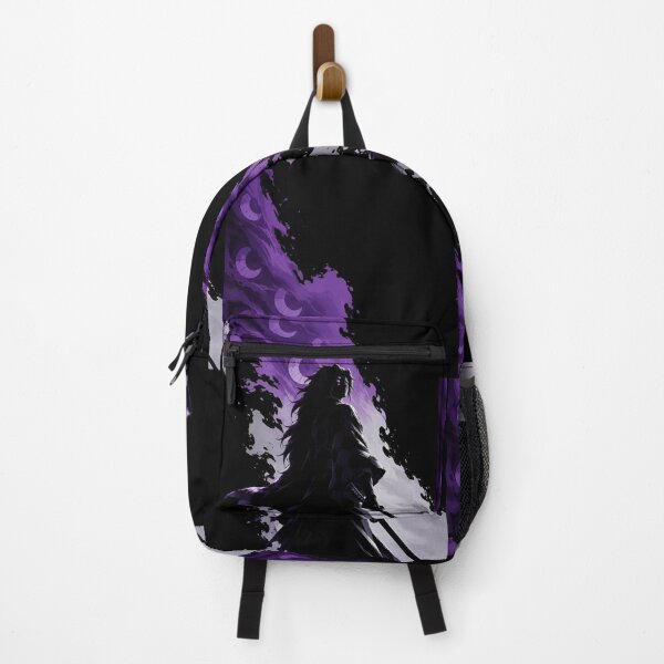 Item preview, Purple Moon Shadow Samurai – Dark Anime-Inspired Warrior designed and sold by Dyan4.