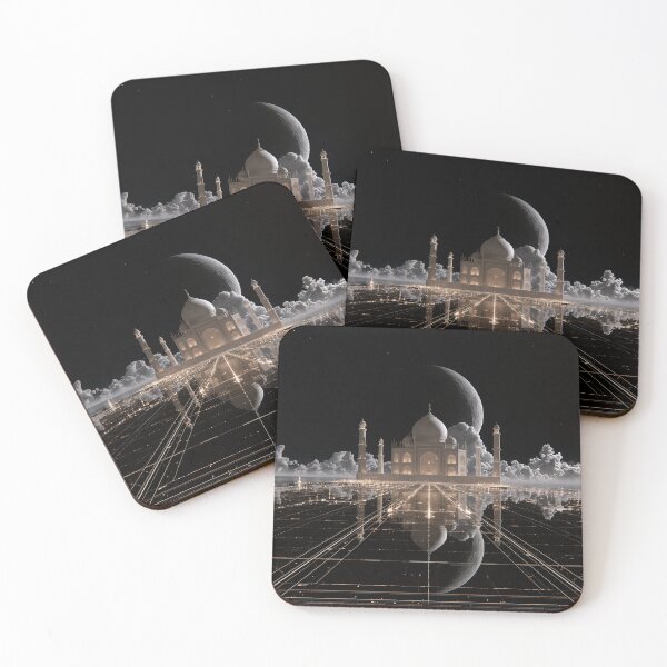 Item preview, Taj Mahal by Moonlight – Surreal Architectural Art designed and sold by Audra-studio.