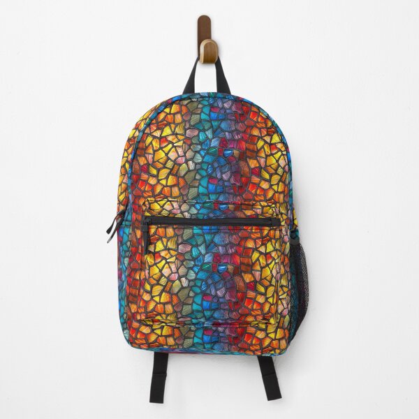 Item preview, Rainbow Stained Glass Mosaic Fragments Pattern designed and sold by NTGUILTY.