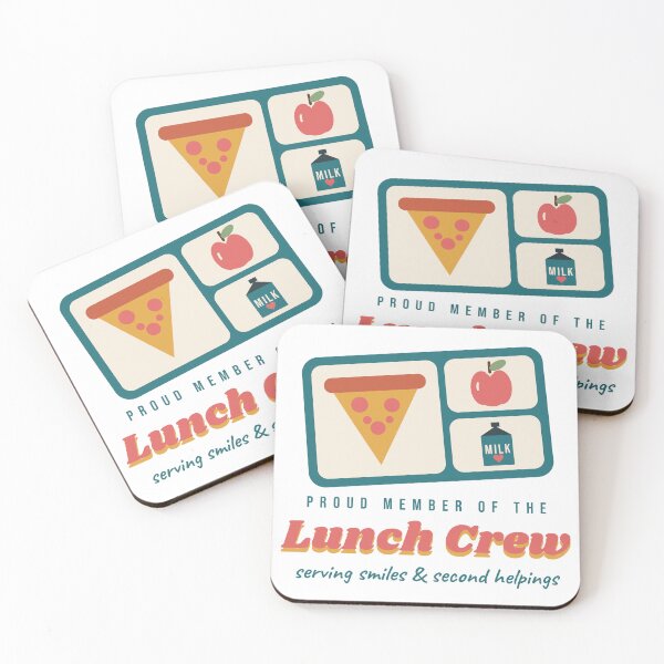 Item preview, Proud Member of the Lunch Crew Cafeteria Staff designed and sold by Good Little Days.