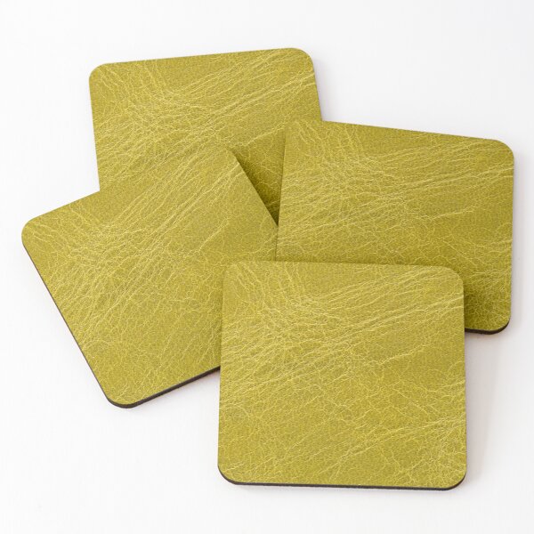 Item preview, Chartreuse Yellow Grained Leather Texture Background designed and sold by homydesign.
