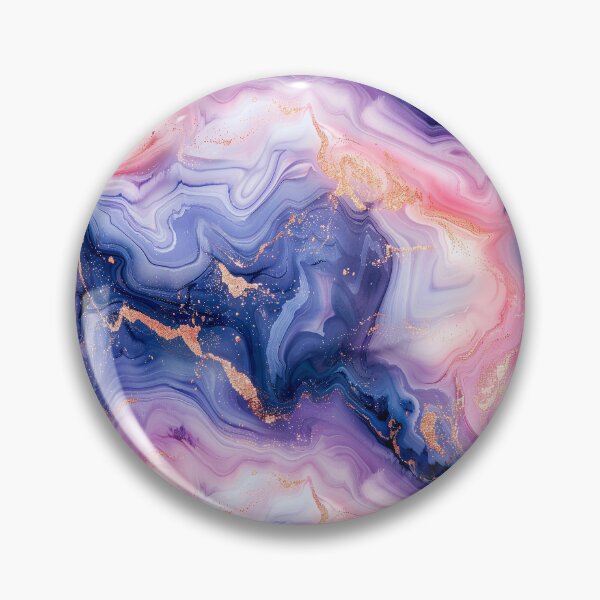 Aperçu de l'œuvre Motif marbre rose, violet, bleu et or rose créée et vendue par NTGUILTY.