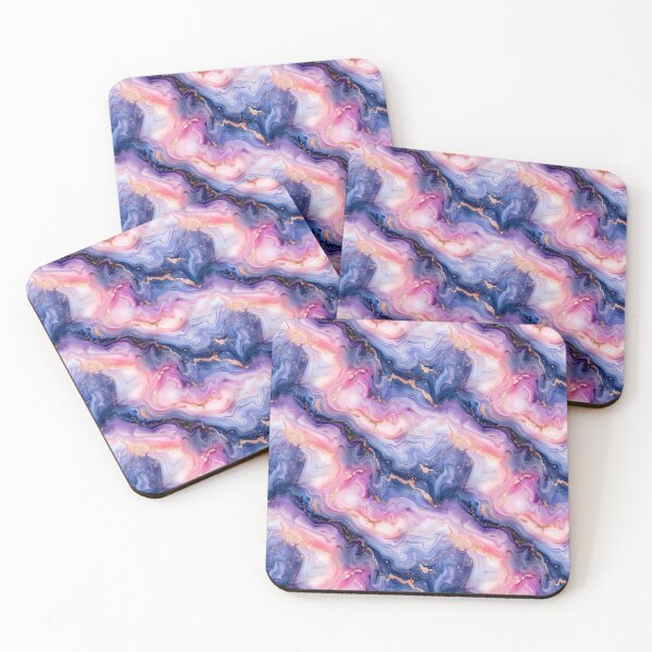 Item preview, Pink Purple Blue Rose Gold Marble Pattern designed and sold by NTGUILTY.