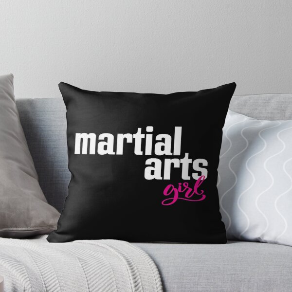 Item preview, Martial Arts Girl Silhouette Design with Dynamic Pose and Bold Style designed and sold by ROBOTICK.