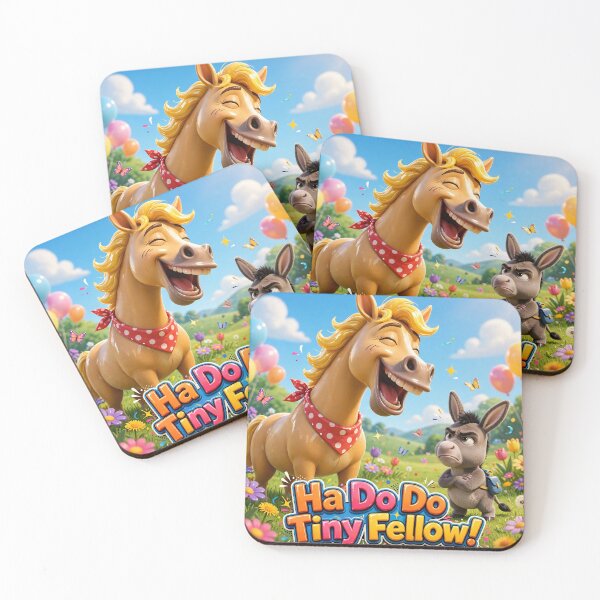 Item preview, Horse and Donkey Meme  designed and sold by AwesomeDigiShop.
