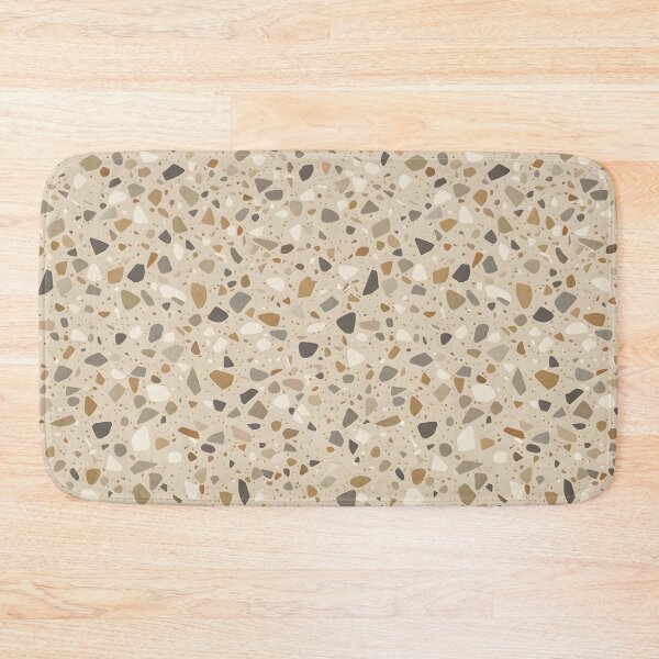 Item preview, Beige terrazzo stone pattern texture background designed and sold by homydesign.