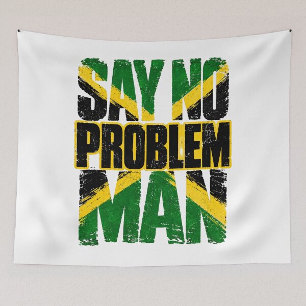 Item preview, Say No Problem Man Jamaican Flag  designed and sold by freshwear design.