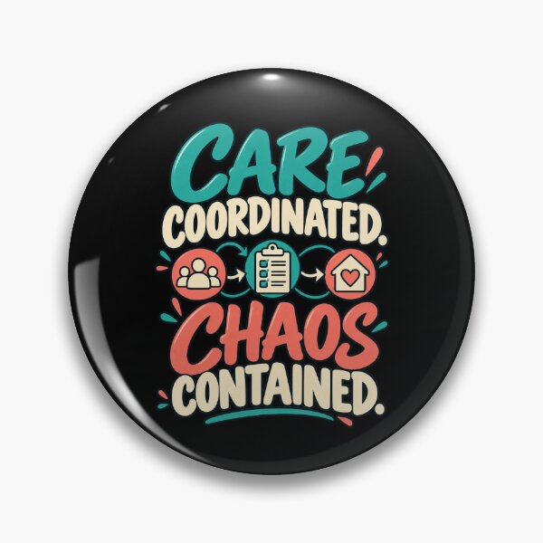 Artikelvorschau, Care Coordinated Chaos Contained | Case Manager Appreciation entworfen und verkauft von MOTIFOLK.