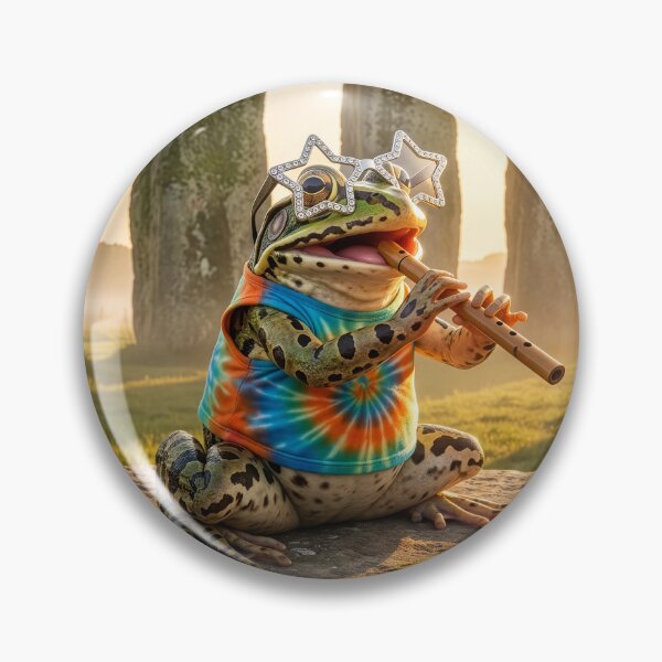 Item preview, Northern Leopard Frog Plays a Spritely Tune at Stonehenge designed and sold by Tridentulus.
