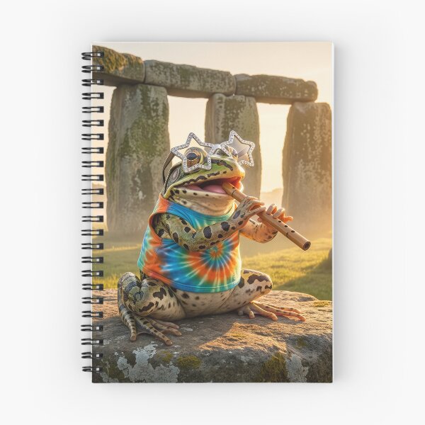 Item preview, Northern Leopard Frog Plays a Spritely Tune at Stonehenge designed and sold by Tridentulus.