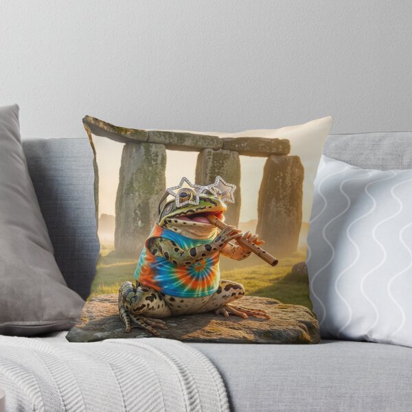 Item preview, Northern Leopard Frog Plays a Spritely Tune at Stonehenge designed and sold by Tridentulus.