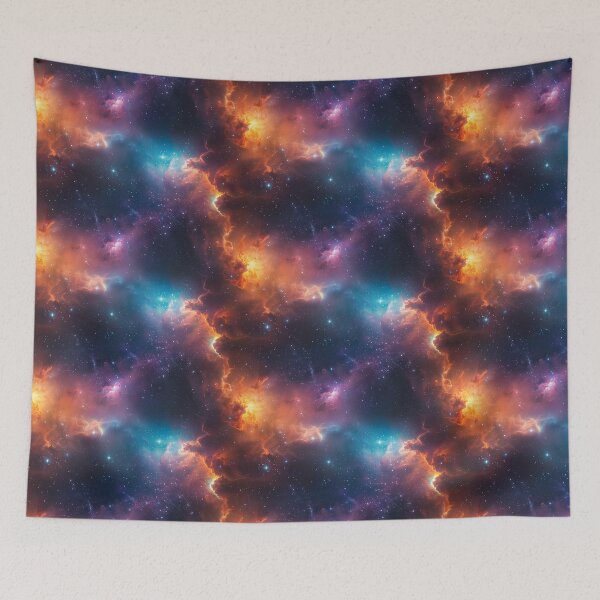Item preview, Glowing Cosmic Nebula Galaxy Space Star Pattern designed and sold by NTGUILTY.