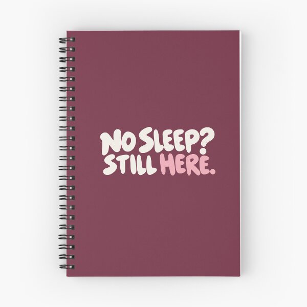 Item preview, No Sleep Still Here – Funny Nurse Hat Cap RN Gift Pink Cream Night Shift designed and sold by KiwyStudio.
