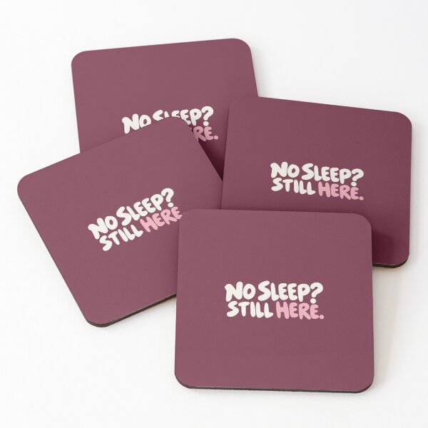 Item preview, No Sleep Still Here – Funny Nurse Hat Cap RN Gift Pink Cream Night Shift designed and sold by KiwyStudio.