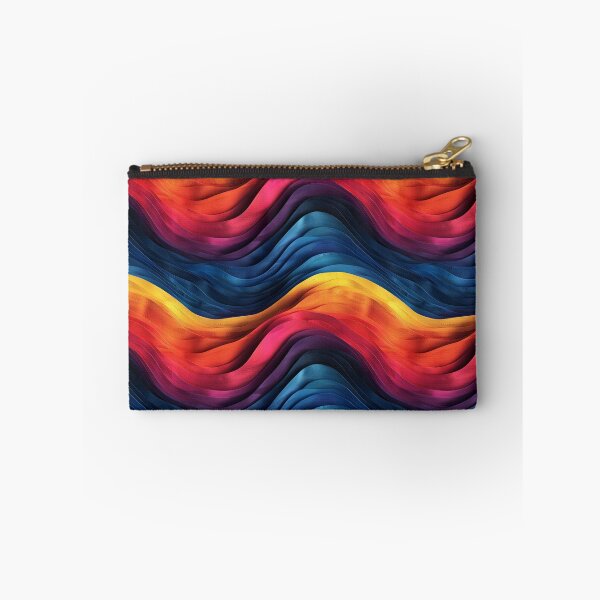 Item preview, Vibrant Wavy Stripes Layered Rainbow Gradient Pattern designed and sold by NTGUILTY.